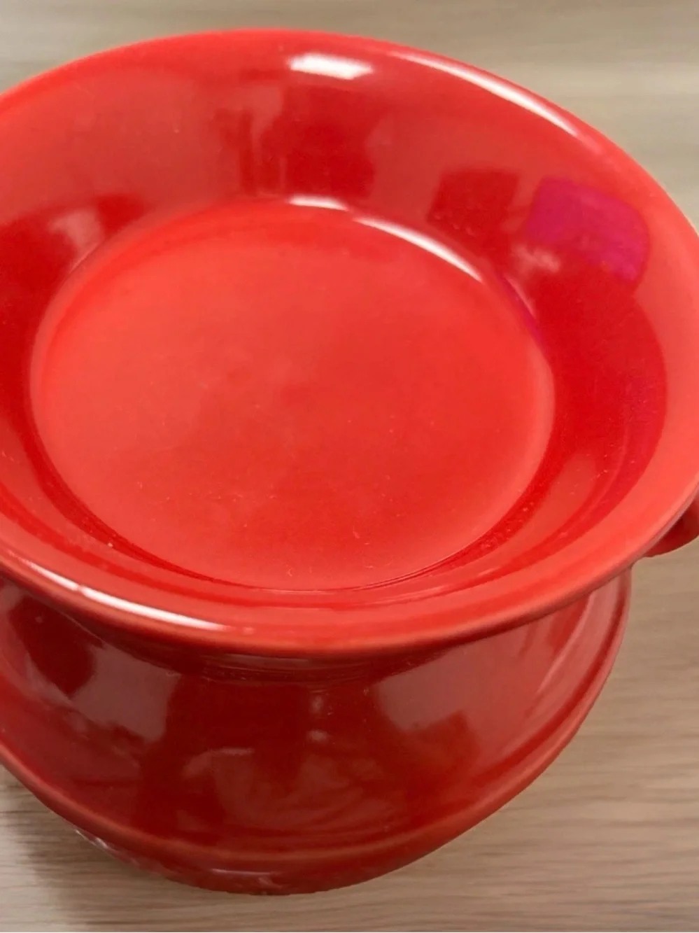 PartyLite ScentGlow Electric Wax Warmer Red/Maroon Ceramic w/Bulb EUC - Picture 2 of 11
